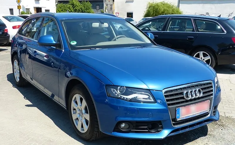 Audi A4, Begutachtung auf dem Betriebsgelände
